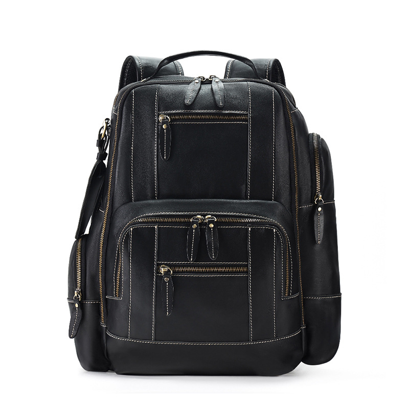 6597 Plain Leather Black