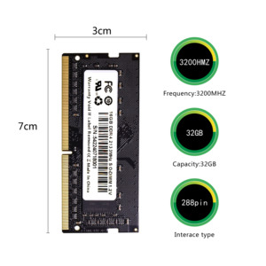 Máy tính xách tay Memoria <span class=keywords><strong>RAM</strong></span> <span class=keywords><strong>DDR4</strong></span> ymeiton 32GB 16GB 4G <span class=keywords><strong>8GB</strong></span> vì vậy DIMM Máy tính xách tay Bộ nhớ 3200 2666 <span class=keywords><strong>RAM</strong></span> <span class=keywords><strong>DDR4</strong></span> 2400MHz mới DIMM rams cho máy tính xách tay - Product Image 5