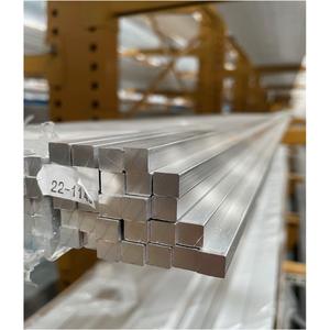 Barra extruida de aluminio 6000mm de largo 8-25mm de ancho 6060 T5 Aleación de doblado Procesado Tamaños 10 12 15 18 20 25mm - Product Image 1