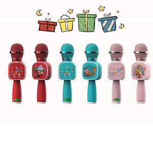 ไมโครโฟนคาราโอเกะไร้สายสำหรับปาร์ตี้ครอบครัว,ของขวัญเด็กคริสต์มาสไร้สายแบบชาร์จไฟได้ - Product Image 6