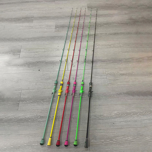 Canne à pêche en fibre de carbone pour jigging lent, 180 cm, 1,5 pièce, avec anneaux de guidage en céramique, pour la pêche en eau salée, colorée, pour le snapper - Product Image 4