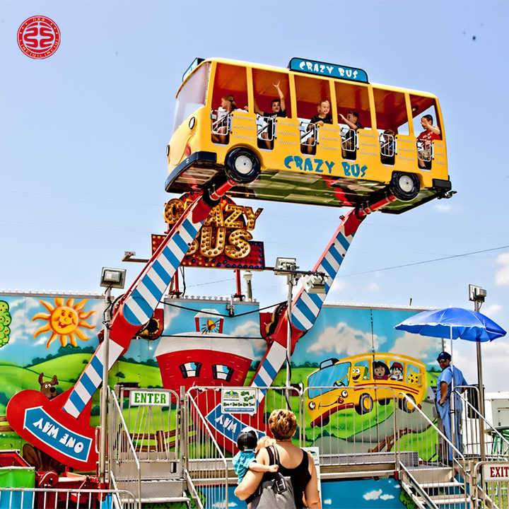 Wave Crazy Bus Fairground Theme Park Entertainment Kiddie Game ...