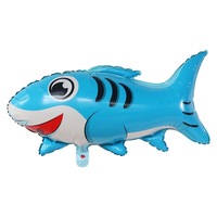 Nouveaux Ballons en Aluminium Animaux Marins de Dessin Animé, Cadeau Unique, Jouet Alien, Requin, Baleine, Décoration de Fête d'Anniversaire pour Enfants