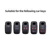 Penutup Kunci Mobil Anti Gores dari Paduan Seng Mewah untuk Toyota DAIHATSU Yaris Ativ Raize Veloz Tanto