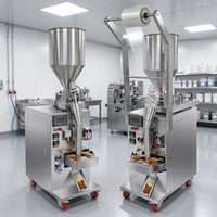 Machine d'emballage automatique de sachets de détergent liquide pour le remplissage et la fermeture de sachets de shampoing, de savon et de lotion, équipement d'emballage avec contrôle PLC