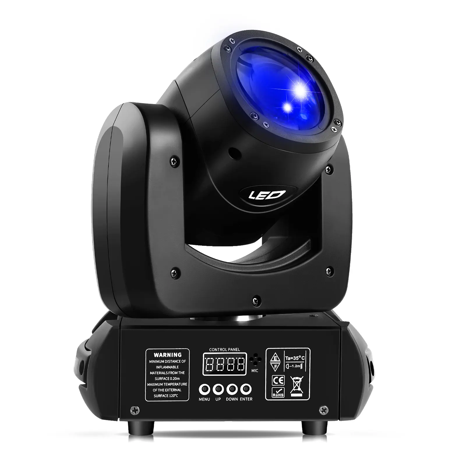 Steel Gun High Brightness Powerful Beam Effect Pattern Light Beam Light Rotating 100watt spot moving head