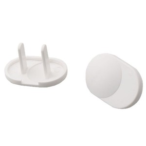 <b>Socket</b> Protective <b>Cover</b> Two Prong Three Prong White Plastic Safety For Children Toddlers Electric Shock Protection - Product Image 3