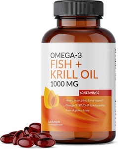 EPA &amp; DHA <strong>Type</strong> Omega-3 Softgel Capsules Antioxidant <strong>Immunity</strong> &amp; Heart Health Enhancer for Adults - Product Image 6