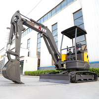 LIVRAISON GRATUITE Minipelle 3.5 tonnes Moteur Kubota de pelle ferme Nouvelles mini pelle 1 tonne 2 tonnes Prix des machines