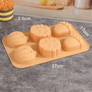 Automne récolte Silicone gâteau outils automne chocolat citrouille moule et feuille d'érable en forme de Fondant moules pour Thanksgiving Halloween - Product Image 6