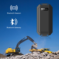 Traceur GPS Kingwo NT09 4G LTE-M, dispositif de suivi d'actifs sans fil rechargeable 12000mAh avec Bluetooth