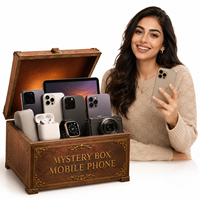 Kotak Misteri Ponsel Elektronik Kotak Misteri Smartphone Tablet Earbuds Acak untuk Dijual Kembali Grosir Stok Siap Kirim
