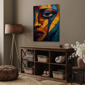 Symboles africains Patrimoine Art Poster Impression sur toile Panafricanisme traditionnel Peinture Inspirational Cultural Wall Decor for Room - Product Image 1