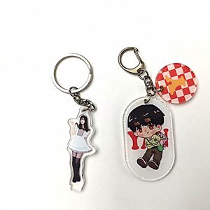 Ins Transparent Customizable Shape Acrylic <b>Keychain</b> New Design Acrylic Charms <b>Custom</b> Acrylic <b>Keychain</b> Clear - Product Image 2