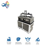 Flight case pour production vidéo mobile, road case pour station de travail mobile de diffusion
