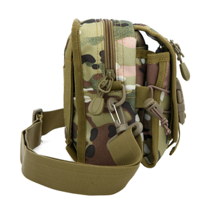 Bolsa Táctica para Teléfono Celular CB14 con Correa para Hombro y Correas Molle, para Campamento y Deportes al Aire Libre, Se Adhiere a Bolsas Pequeñas - Product Image 1