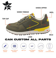 Chaussures décontractées confortables et personnalisées pour hommes série jeunesse avec semelle épaisse fermeture à lacets multicolores doublure en maille à la mode