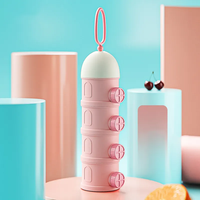 Melkdispenser Voyage Portable Toddler Lunch Box Pot Alimentaire Fruits Stockage Enfants Snack Can Conteneurs Bébé Formule Distributeur