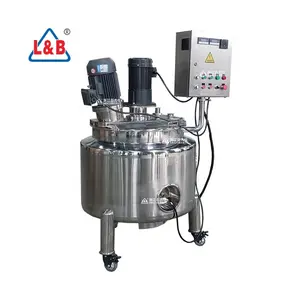 Máquina de fazer sabonete líquido com aquecimento elétrico de aço inoxidável 200L e agitador
