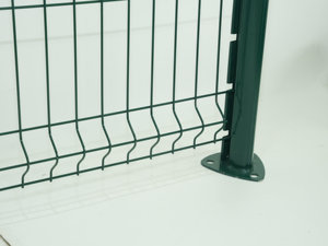 Clôture métallique pour animaux de compagnie en métal galvanisé 3D écologique avec revêtement PVC, pour entrepôt - Product Image 5
