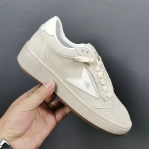 2026 Luxury Designer <b>Shoes</b> Famous Do Old Star Apricot-Colored <b>Height</b>-<b>increasing</b> Cow Leather Upper Genuine Sneaker Couple <b>Shoes</b> - Product Image 3