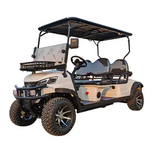 新款安全电动高尔夫球车锂电池童车电动高尔夫球车4-6座待售