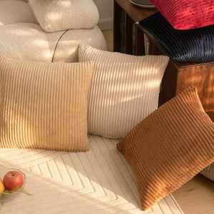 Coussin <span class=keywords><strong>d</strong></span>écoratif uni pour canapé, dossier ou tête de lit, avec housse - Product Image 4