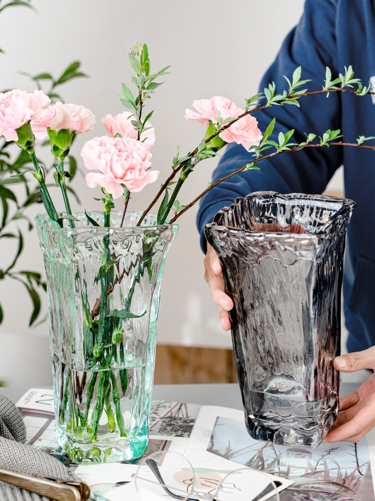 Factory Produced Wholesale Glass Flower Vase for Home Decor