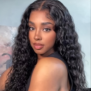 5x5 sóng nước tóc giả tự nhiên màu đen tóc giả tóc con người mật độ 180% thực sự chưa qua chế biến Trinh Nữ tóc ren Tóc Giả glueless 34 inch - Product Image 1