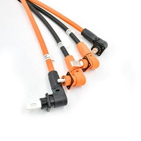 Connecteur de batterie de stockage d'énergie haute tension 1500V positionnable, prise de câble HV 120A avec câble EV 25mm²