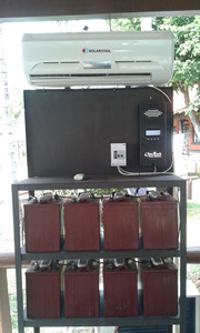 Fabricants d'exportation de climatiseurs solaires 9000/12000/18000/24000/36000 BTU, climatiseurs solaires connectés au réseau - Product Image 4