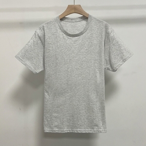 Camisetas unisex de manga corta para hombre y mujer, 180 gsm, algodón semi-combed, venta al por mayor de fábrica. - Product Image 5