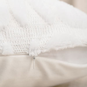 <span class=keywords><strong>Housse</strong></span> <span class=keywords><strong>de</strong></span> coussin carrée moderne tissée à thème Pâques en jacquard 100 % polyester <span class=keywords><strong>avec</strong></span> <span class=keywords><strong>fermeture</strong></span> éclair, toutes saisons, pour la maison et l'hôtellerie (1 pièce) - Product Image 5