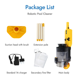 Robot de Limpieza de Piscinas Portátil Profesional, Diseño Inalámbrico, Filtro de Malla Ultrafina, Eliminación de <span class=keywords><strong>Arena</strong></span> y Sedimentos para Piscinas Enterradas - Product Image 3