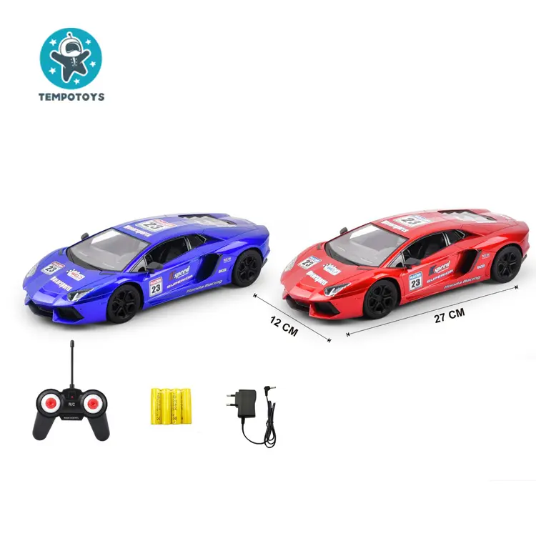 Tempo Toys 1:16 Four Way Remote Control Car Racing Car With Lights Rc Drift Car brinquedos