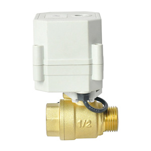 Vanne intelligente Wi-Fi en laiton à filetage interne et externe, 1 pouce, pour eau et air, vanne à boisseau sphérique électrique compacte pour le contrôle des conduites - Product Image 3