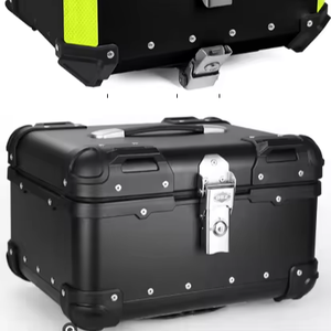 Nouvelle boîte à bagages en alliage d'aluminium Braden 35L argentée, modèle de remplacement 36L avec 1 an de garantie d'usine - Product Image 1