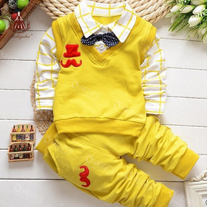 Conjunto de Ropa para Niños Pequeños, <span class=keywords><strong>Traje</strong></span> de Invierno para Bebé, Manga Larga, <span class=keywords><strong>Traje</strong></span> Formal para Fiesta de Bodas, Trajes de Ropa para Niños - Product Image 4