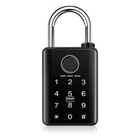 Cadenas intelligent Tuya avec empreinte digitale, mot de passe et clé, déverrouillage étanche IP65 pour extérieur, contrôle par application, pour porte en laiton, service OEM ODM