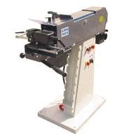 Máquina Ranuradora de Tubos MH100 3 en 1, Lijadora de Banda para Tubos Metálicos, Ranurado de 30-90 Grados con Mesa de Desbarbado
