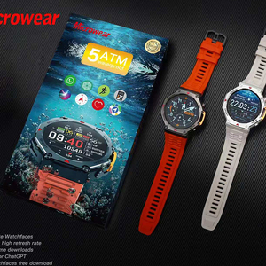Montre connectée DSM11 Microwear MA31 avec ChatGPT, WhatsApp, Telegram, réponse vocale et textuelle, étanchéité 3ATM, montre de sport et de fitness, vente en gros - Product Image 1