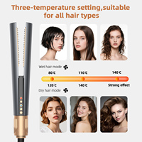 Lisseur et Sèche-Cheveux 3-en-1 Professionnel : Lisseur, Boucleur et Coiffeur à Air Chaud – Planchas Para Cabello