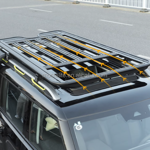 Accesorios <span class=keywords><strong>para</strong></span> Automóviles 2025, Plataforma Portaequipajes, Portaequipajes de Aluminio Estilo Defender, Baca <span class=keywords><strong>para</strong></span> Jetour T2 - Product Image 5
