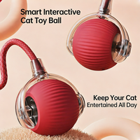 Nouvelle balle interactive intelligente pour chat, évitement d'obstacles, roulement automatique, charge USB, rotation à 360 degrés, jouet pour animaux de compagnie pour soulager l'ennui
