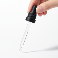 Vente en gros de compte-gouttes anti-effraction 18/410 avec pipette en verre haute précision pour flacon d'huile essentielle COA