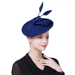 2022 새로운 뜨거운 판매 Fascinators 모자 20s 50s 모자 Pillbox 모자 칵테일 티 파티 모자 소녀와 여성을위한