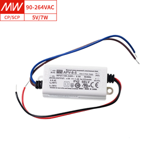MEAN WELL 7W 5V 1.4A APV-8-5 Global Input IP42 Waterproof Compact Size <strong>Constant</strong> <strong>Voltage</strong> Switching <strong>Power</strong> <strong>Supply</strong> - Product Image 1