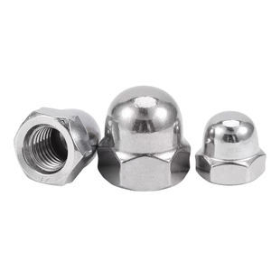 304 Stainless Steel Cap Nut M6 M8 M10 Fine Thread Decorative Concealing For Construction Industry - Product Image 2