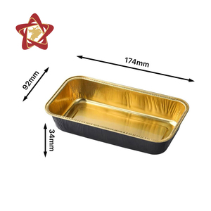 Moldes Rectangulares Mini para Pan de Aluminio EUSOAR con Tapas para Aperitivos, Postres, Flanes, Moldes Desechables de Aluminio para Hornear Postres - Product Image 2