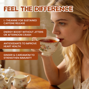 Private label Spiced Chai energy boost without jitter <strong>Sugar</strong> Free organic tea Vanilla Spiced Chai Tea - Product Image 3